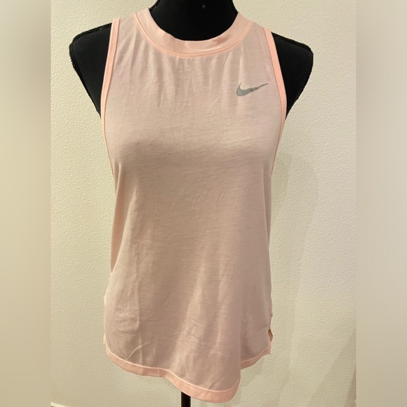Nike Dri-Fit Running Racerback Tank in Light Pink - Size S - Picture 1 of 6